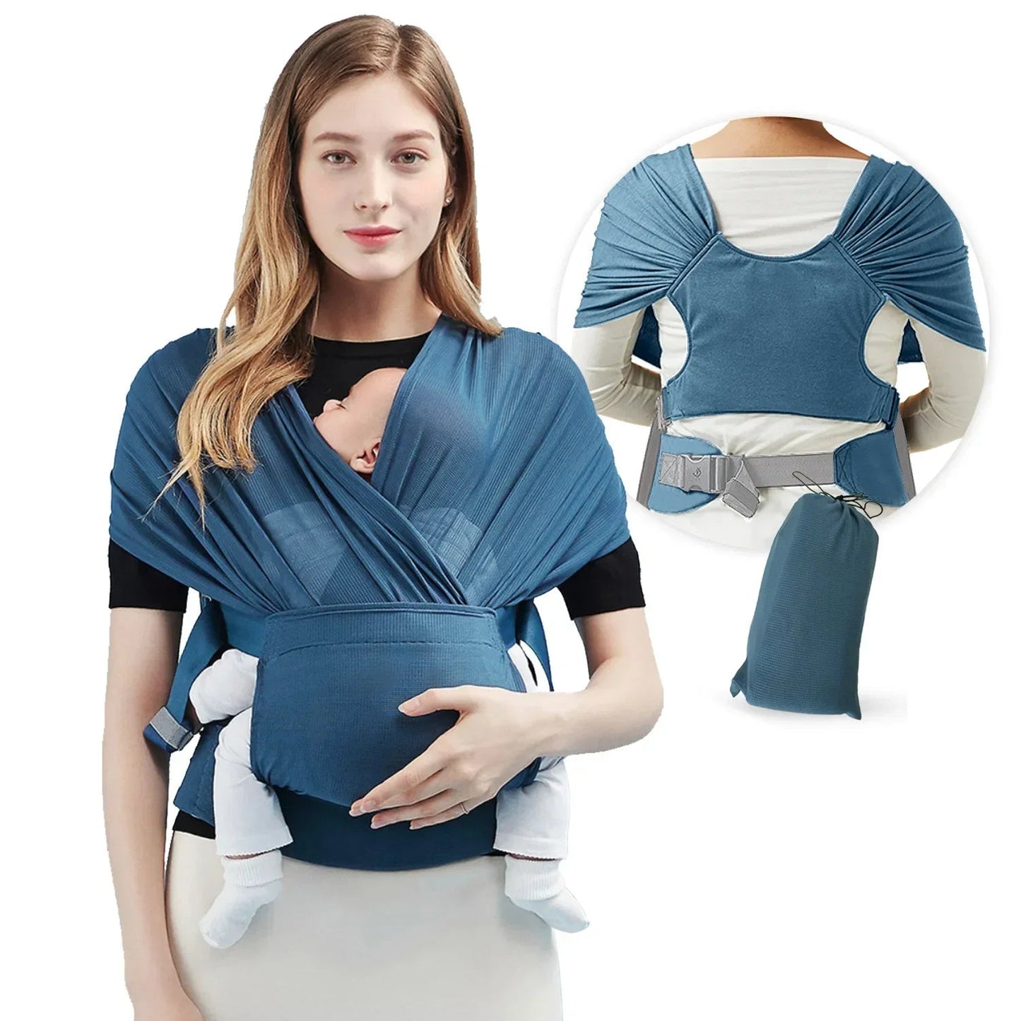 Porte - Bébé Évolutif et Respirant pour Nouveau - Né - Ceinture Ajustable Multifonctionnelle - Boutdechouboutique